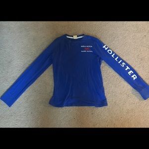 Hollister blue long sleeve